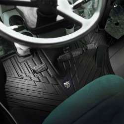 Tappetini MudMax per Trattore Deutz-Fahr 5080D Keyline su misura in gomma |  Materiale TPE durevole | Bordi più alti